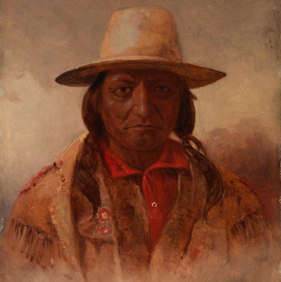 Julian Scott, Sitting Bull, n.d., oil on canvas